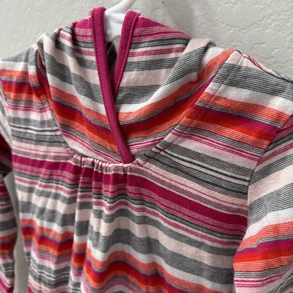 Tea Collection Pink Stripe Hooded Bubble Dress - Picture 2 of 8